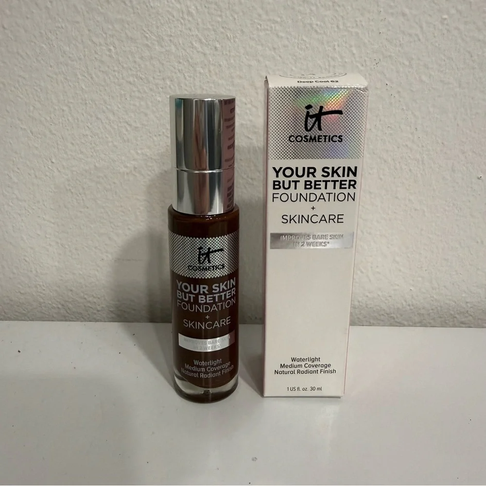 It Cosmetics Your Skin But Better Foundation Medium Coverage Deep Cool 62